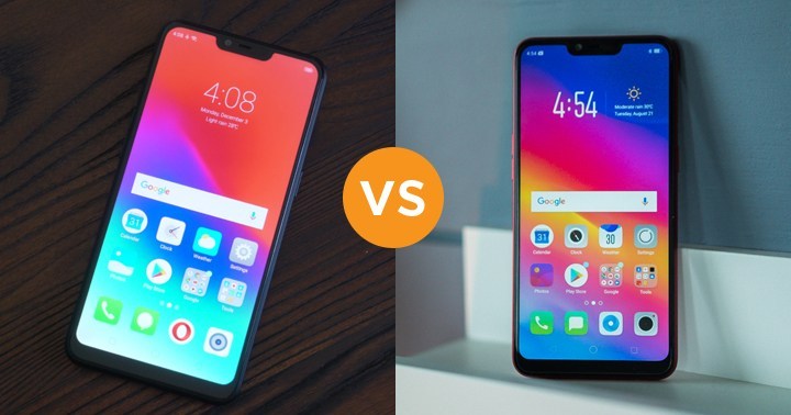 Perbedaan Realme C1 dan Oppo A3S