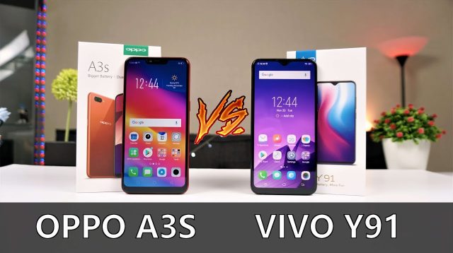 Perbandingan Oppo A3S dan Vivo Y91