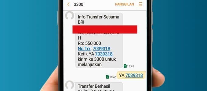 Cara SMS Banking BRI ke BNI
