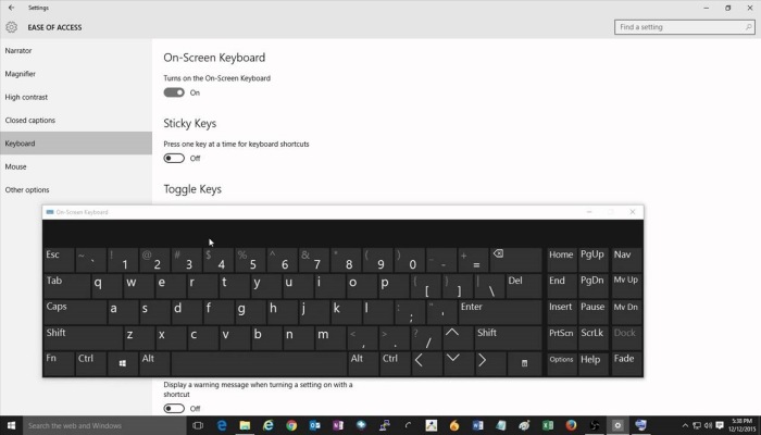 Cara Menampilkan Keyboard di Layar Laptop Windows 10, Mudah!