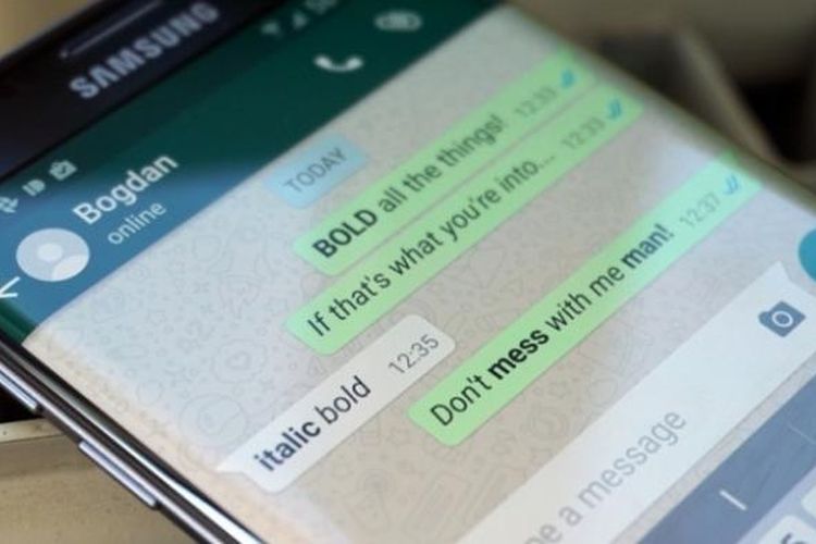Cara Bold WhatsApp yang Mudah Untuk Buat Tulisan Tebal