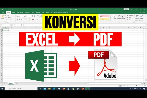 Cara Export Excel ke PDF