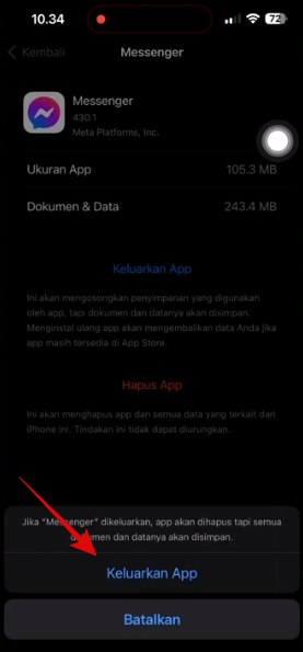 Cara Menghapus Data Aplikasi di iPhone
