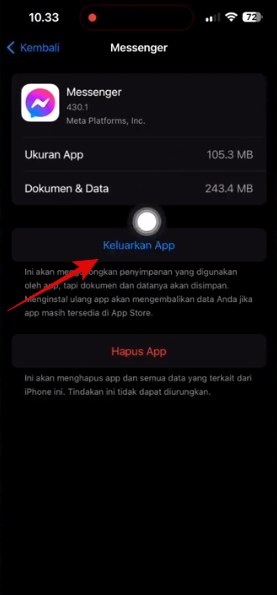 Cara Menghapus Data Aplikasi di iPhone