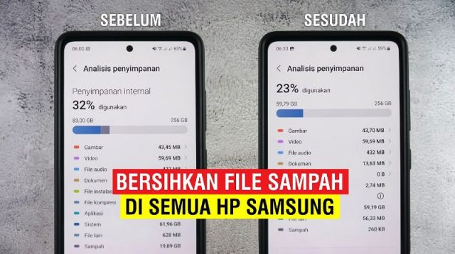 Cara Hapus Sampah di HP Samsung
